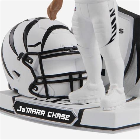 Ja'Marr Chase Cincinnati Bengals 2022 Alternate Helmet Bobblehead in ...