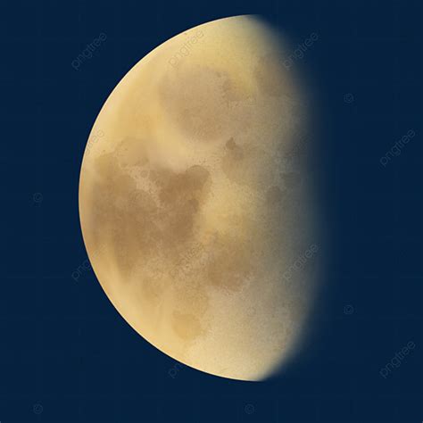 Lunar Eclipse PNG Picture, Cartoon Golden Lunar Eclipse Solar Eclipse ...