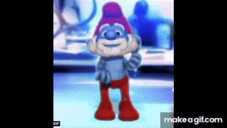 dancing papa smurf on Make a GIF