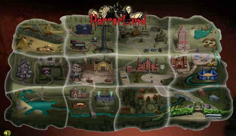 Goosebumps Horrorland Map by Dustiniz117 on DeviantArt