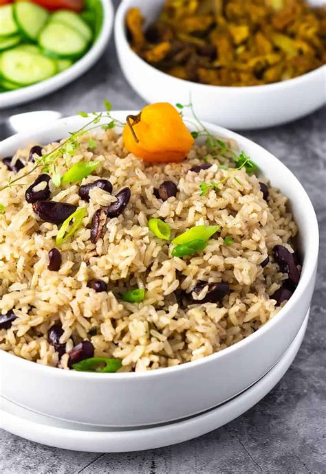 Jamaican Rice And Peas Recipe - Healthier Steps