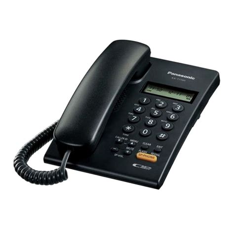 Order Panasonic Corded Landline Phone With Caller ID, Black, KX-T7705SX Online at Special Price ...