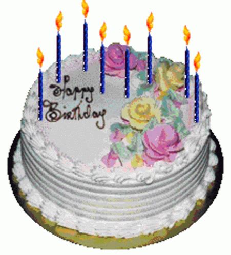 Hbd Happy Birthday GIF - Hbd HappyBirthday Cake - Discover & Share GIFs Happy Birthday Candles ...