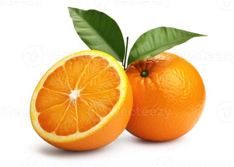 Orange Fruit with Leaves Transparent Background 22787329 PNG