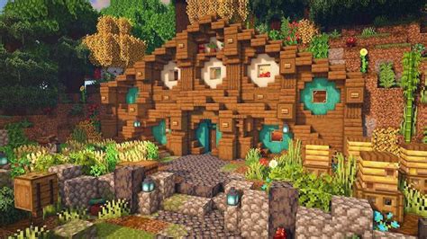 20 Minecraft Hobbit Hole Builds - Mom's Got the Stuff