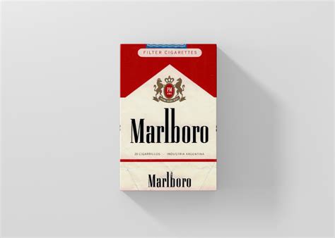 Cigarette Box Packaging Label Mockup