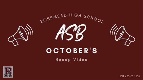 Rosemead High School October’s Recap Video - YouTube