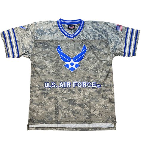 JWM Wholesale - US Air Force Digital Camo Embroidered Football Jersey ...