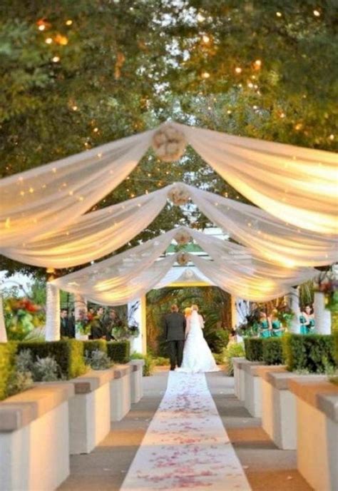 Elegant Outdoor Wedding Lighting Design Ideas 32 | Outdoor wedding decorations, Dream wedding ...