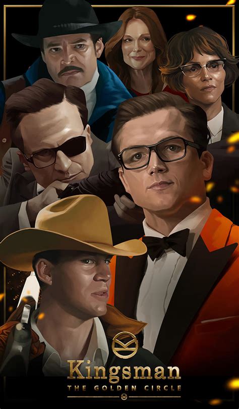 Kingsman - The Golden Circle Fanart Poster by mel169 on DeviantArt