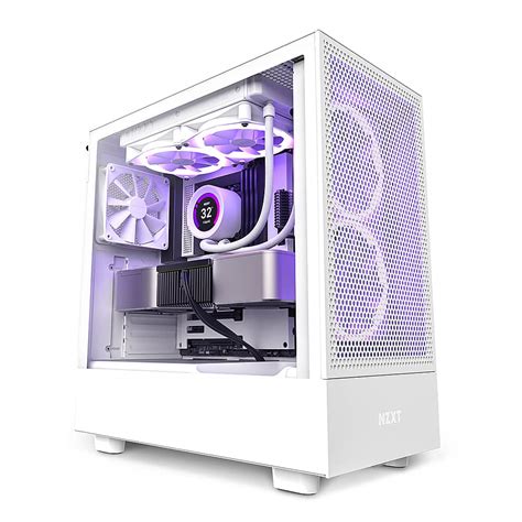 Questions and Answers: NZXT H5 Flow ATX Mid-Tower Case White CC-H51FW-01 - Best Buy