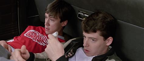 Detroit Red Wings Ice Hockey Jersey Worn By Alan Ruck In Ferris Bueller ...