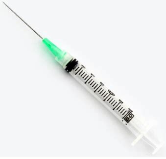 BD Luer-Lok Syringe 3mL 22G 1in PrecisionGlide Needle 309572- Bx/100