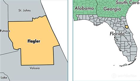 Florida Map 2018: Flagler County Florida Map