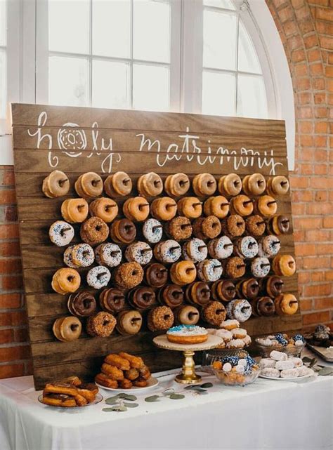 You HAVE To See The 20 Adorable Wedding Donut Bar Ideas | Roses & Rings