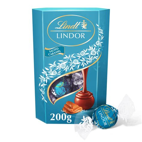 Lindt Lindor Salted Caramel Chocolate Truffles Box 200g | Bestway Wholesale