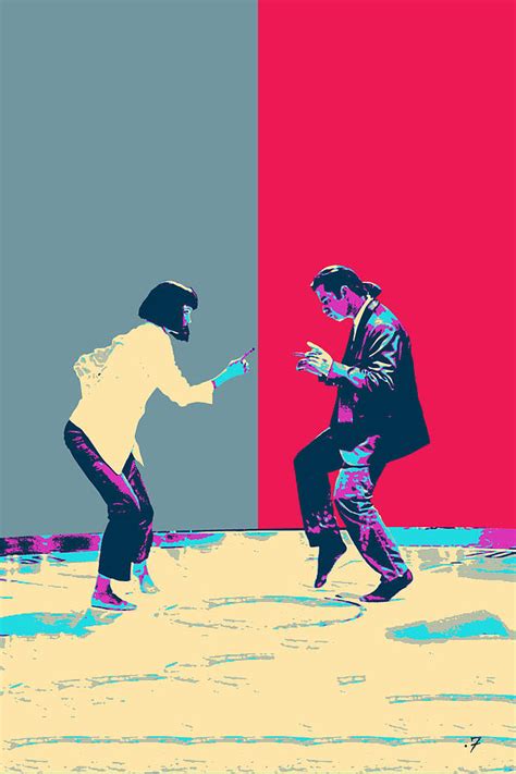 Pulp Fiction Revisited - Vincent Vega and Mia - The Dance Digital Art by Serge Averbukh - Fine ...