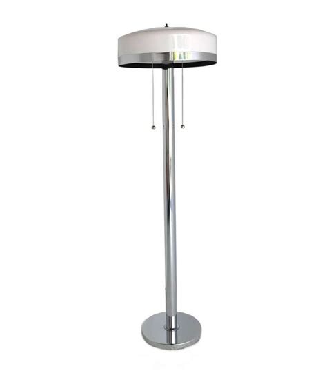 Mid-Century Modern Chrome Floor Lamp For Sale at 1stDibs