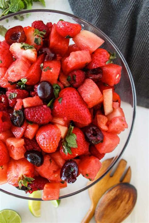 Watermelon Fruit Salad | Smells Like Delish