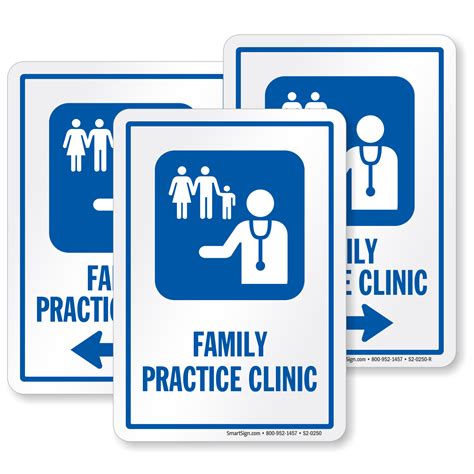 Family Practice Clinic Hospital Sign, Family Doctor Symbol, SKU: S2-0250