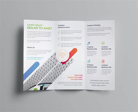 Colorful Professional Tri-Fold Brochure Template 7 Company Brochure Design, Graphic Design ...