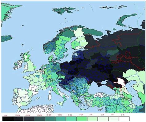 Haplogroup R1A distribution from genetic atlas. | Genetics, Map, Imaginary maps