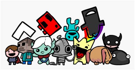 Super Meat Boy Characters, HD Png Download - kindpng