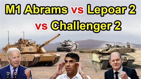 British Challenger 2 vs American M1 Abrams vs tank Leopard 2 Tank| Which Tank is Best | Military ...