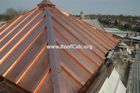 Copper Standing Seam | RoofCalc.org