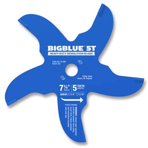 BigBlue™ 5T Demolition Blade for Circular & Worm Drive Saw