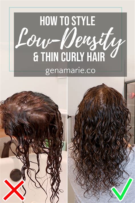 How to Style Low-Density/Thin Curls, Dos & Don’ts – Gena Marie