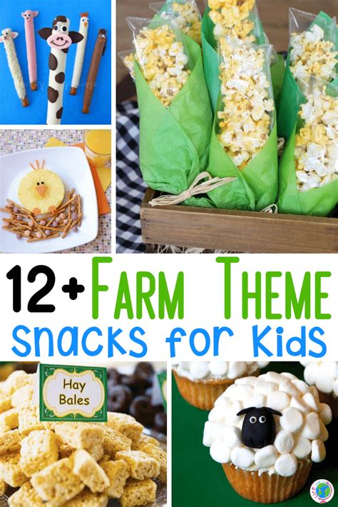 Fun and Easy Farm Animal Snacks For Kids | Farm activities preschool, Farm preschool, Farm theme ...