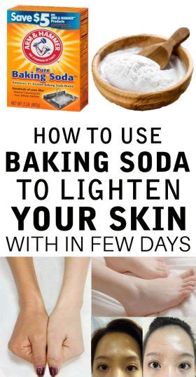 How to Use Baking Soda for Skin Whitening - 16 Methods to Lighten Skin ...