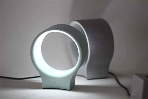 Handmade Concrete LED Bedside Lamp | Gadgetsin