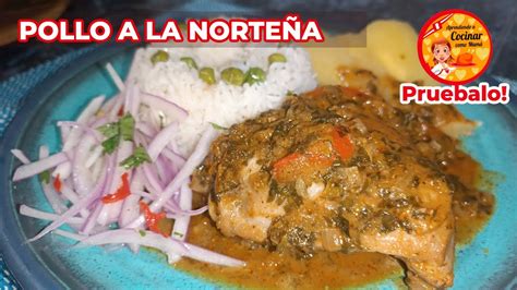 Receta POLLO A LA NORTEÑA Increible lo Delicioso que me Salió - YouTube