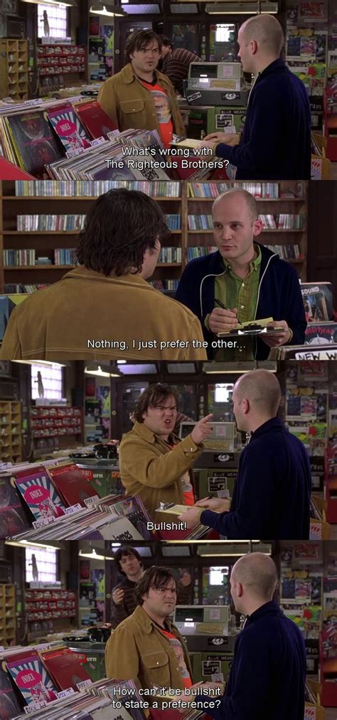 High Fidelity (2000) | High fidelity quotes, Movie humor, About time movie