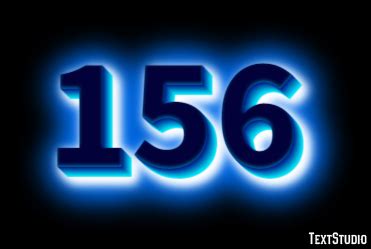 156 Text Effect and Logo Design Number