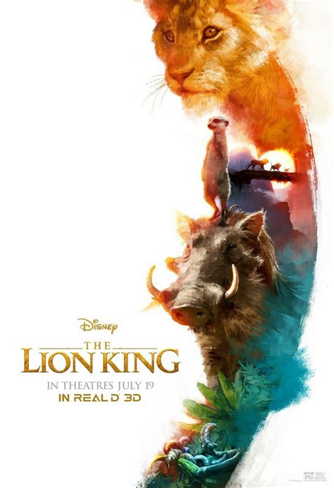 The Lion King movie poster (c) - Walt Disney, 2019 - 11 x 17 inches | eBay