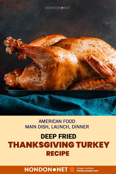 Deep Fried Thanksgiving Turkey Recipe ~ NONDON