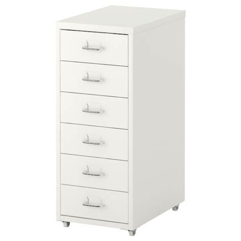 HELMER drawer unit on castors, white, 28x69 cm - IKEA