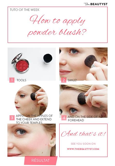 Make Up Tip - How to apply powder blush? - The Beautyst