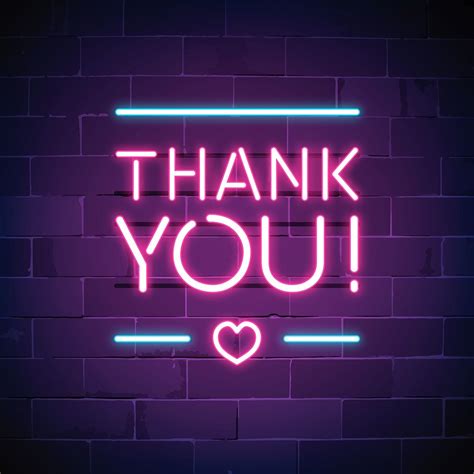 Thank you neon sign vector | free image by rawpixel.com / NingZk V ...