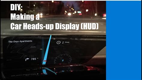 DIY: Making a Car HUD display - YouTube