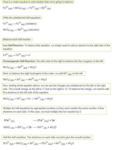 Balancing Redox Reactions | Facts, Summary & Definition | Chemistry