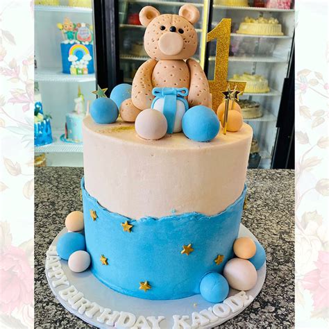 Teddy Bear Birthday Cake – Miss Cake