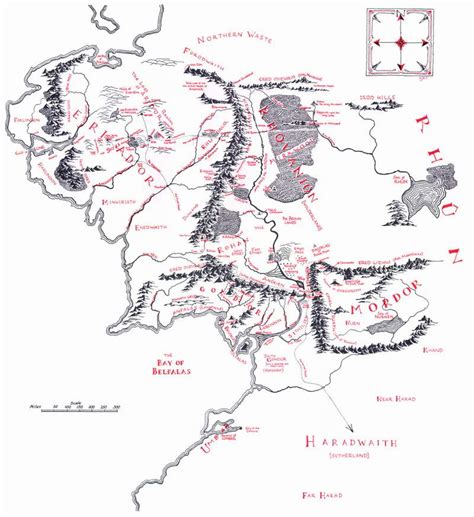 The Lord Of The Rings Maps