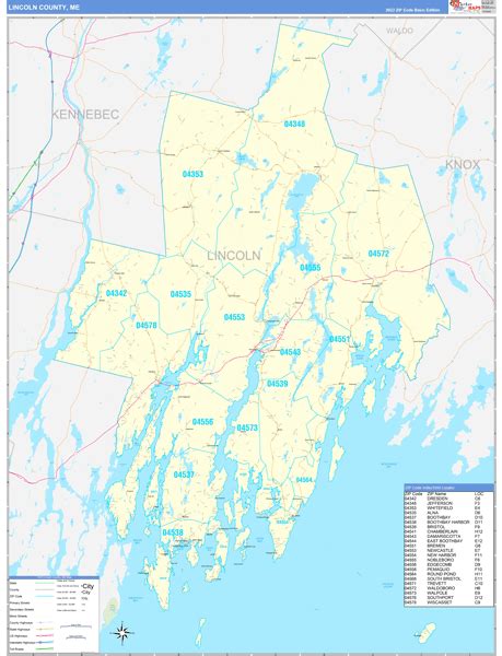 Maps of Lincoln County Maine - marketmaps.com