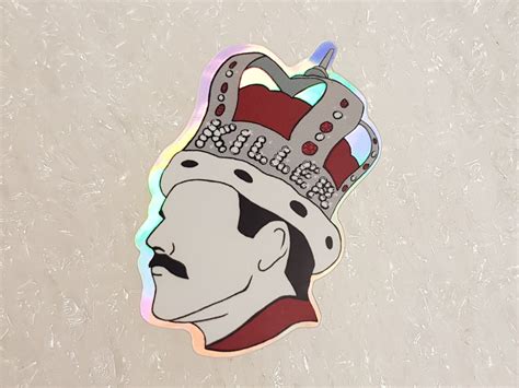 Freddie Mercury Killer Queen Hologram Vinyl Stickers 6.5cm - Etsy UK