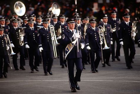 Inauguration. Members of the US Air Force Band from Bolling Air Force Base in Washington, D.C ...