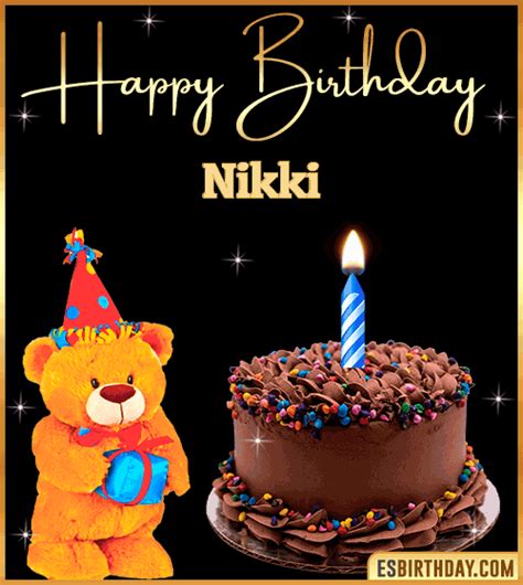 Happy Birthday Nikki GIF 🎂 Images Animated Wishes【28 GiFs】